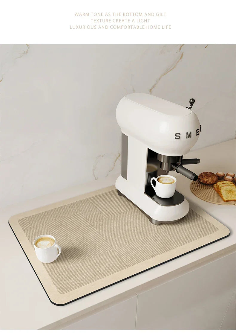 Dish Mat - Super Absorbent Microfiber Large