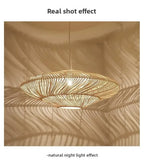 Rattan Chandelier Large