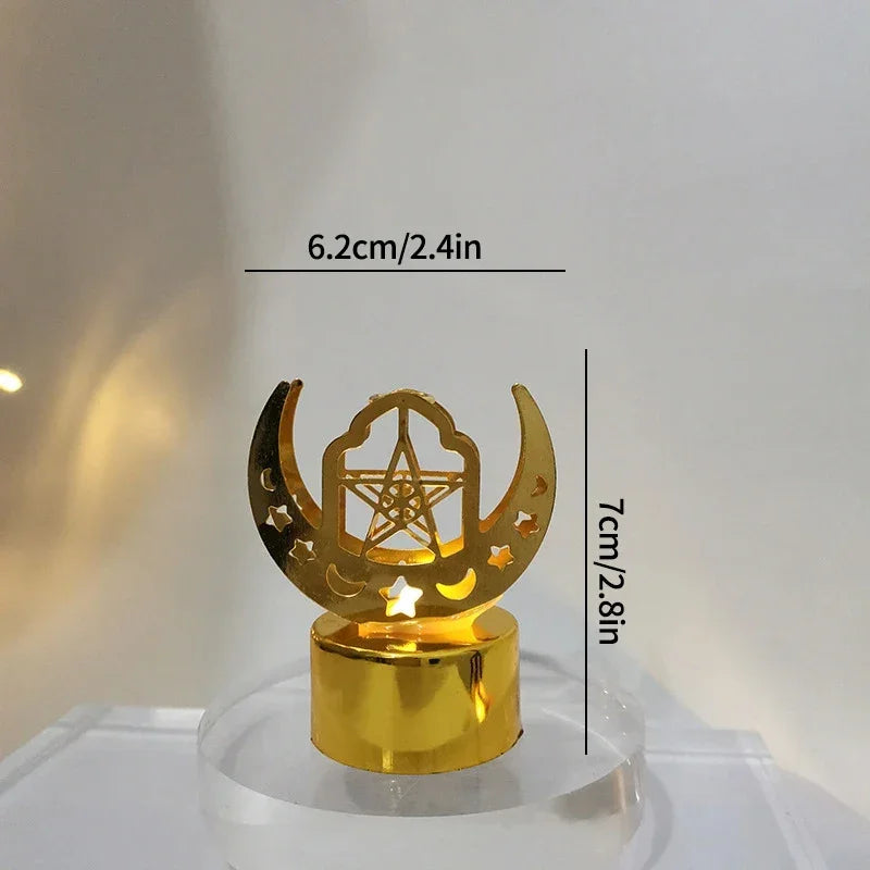 Ramadan Lamp - Star and Moon Ceramic Desk