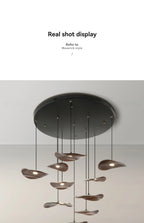 Chandelier - Multi-head Walnut