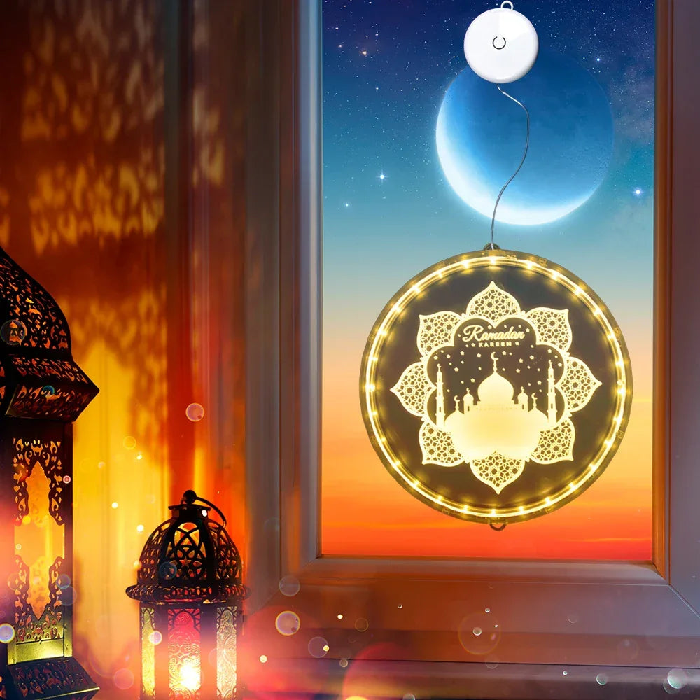 Lamp - LED Ramadan Eid Mubarak 12.5cm