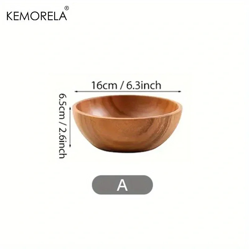 Salad Bowl - Anti-Scalding Wooden Large