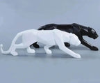 Abstract Panther Statue with Geometric Pattern - House Of Avana