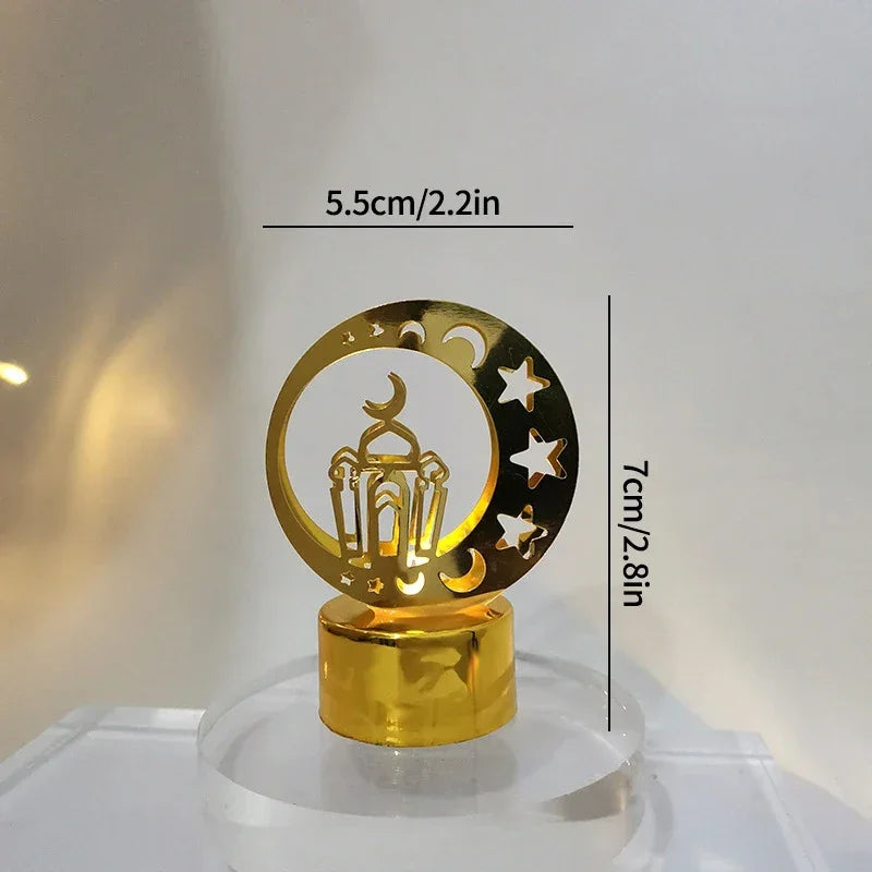 Ramadan Lamp - Star and Moon Ceramic Desk