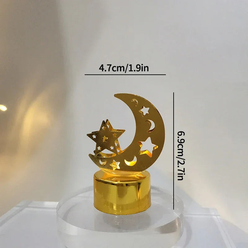 Ramadan Lamp - Star and Moon Ceramic Desk