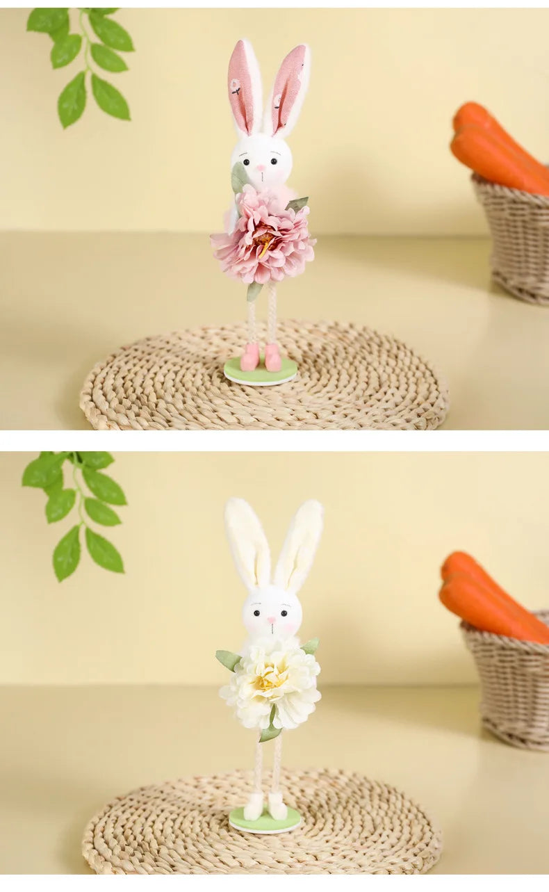 Easter Ornament - Floral Ceramic Mini