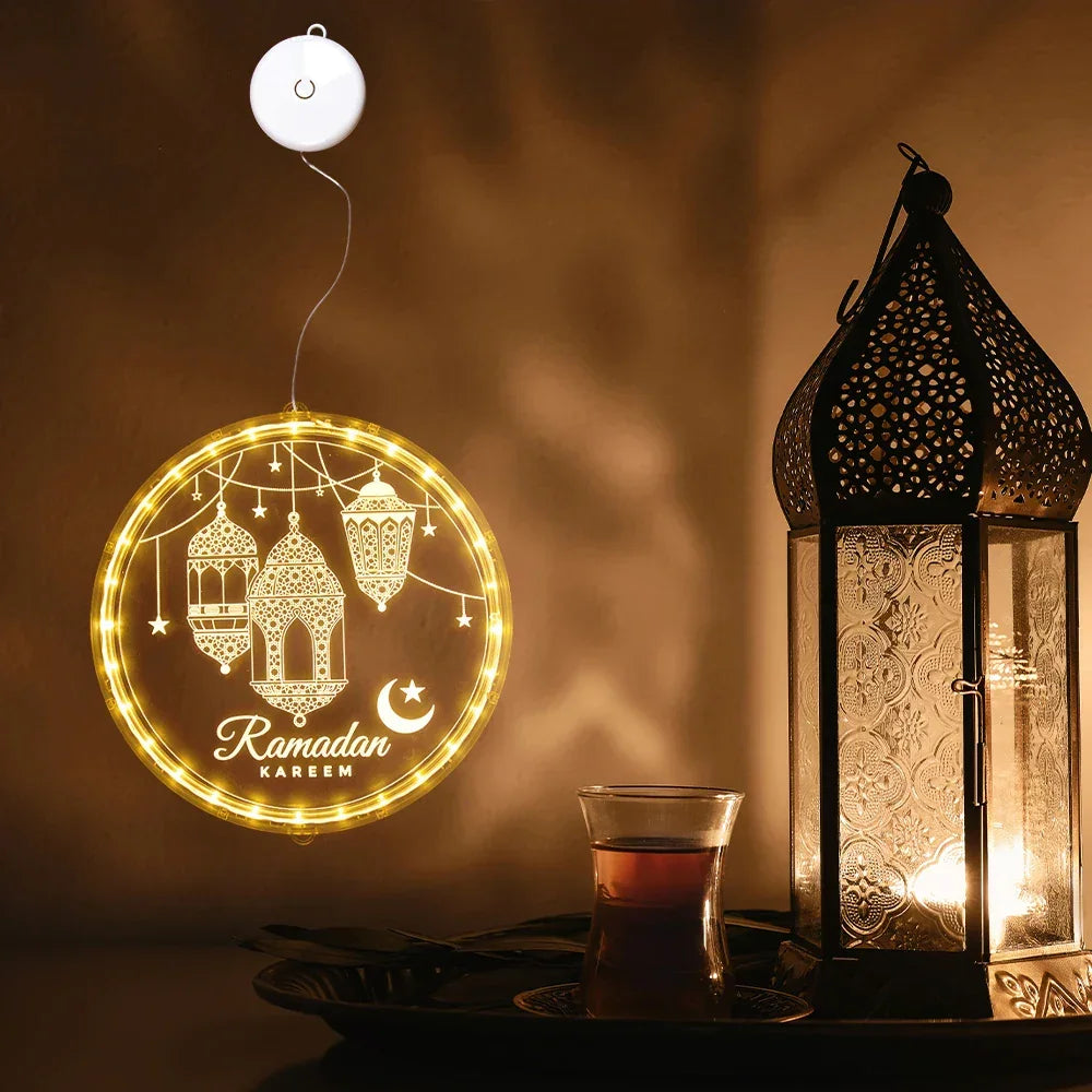 Lamp - LED Ramadan Eid Mubarak 12.5cm
