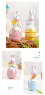 Bunny Decor - Decorative White Statue