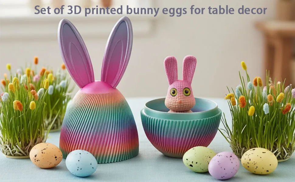 Easter Ornament - Decorative Ceramic Bunny