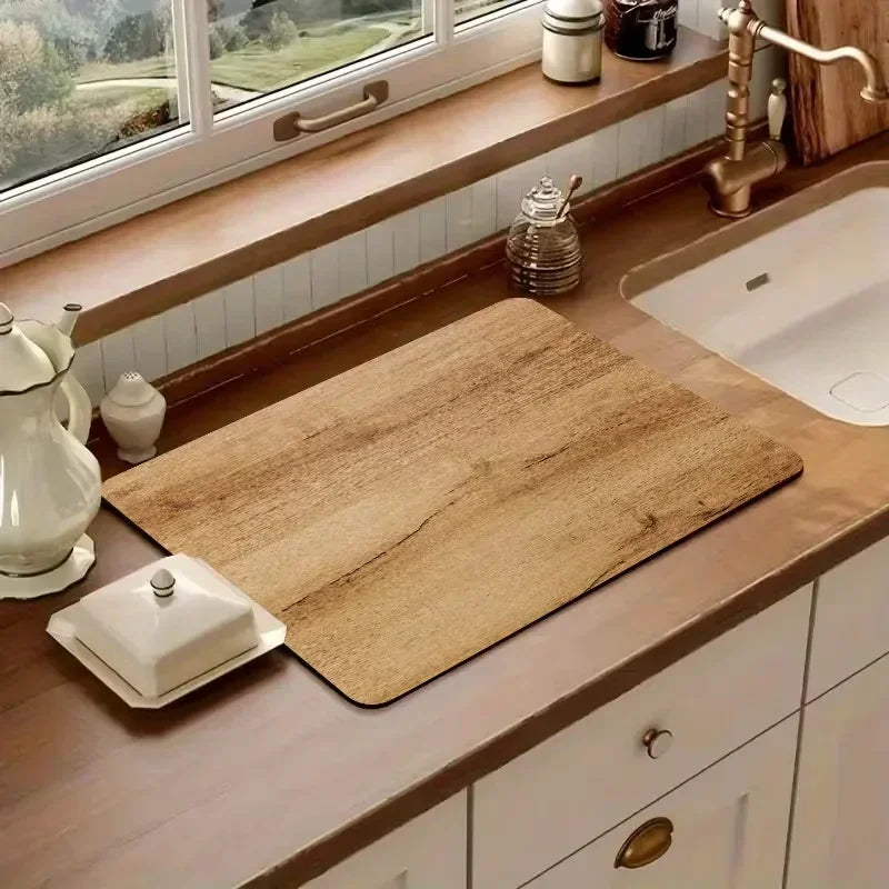 Dish Mat - Minimalist Colorful Rectangular