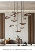 Chandelier - Multi-head Walnut