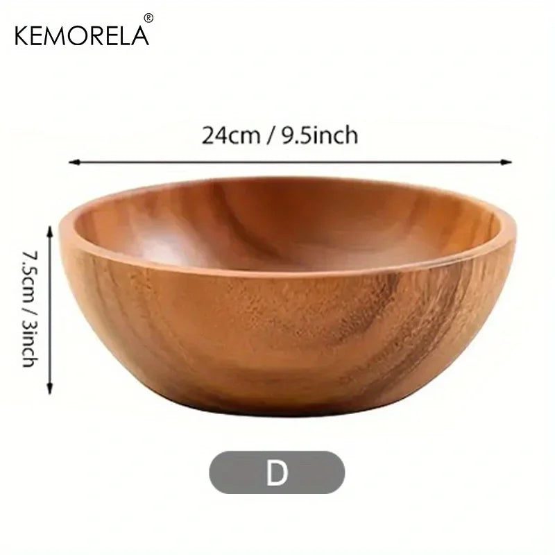 Salad Bowl - Anti-Scalding Wooden Large