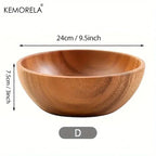 Salad Bowl - Anti-Scalding Wooden Large
