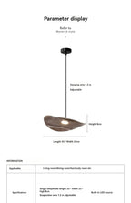 Chandelier - Multi-head Walnut