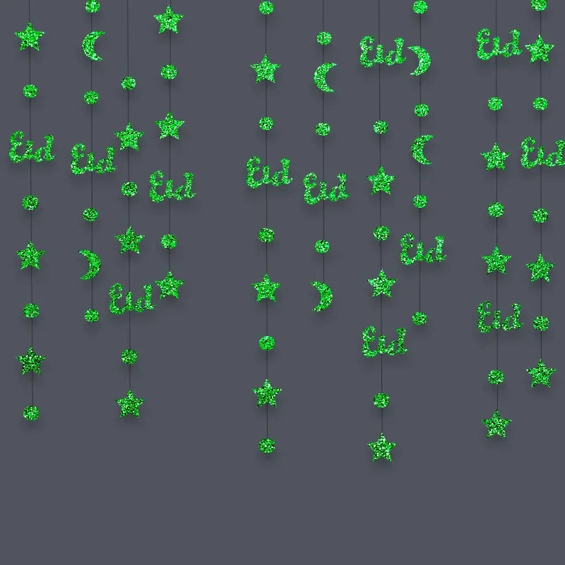 Garland - Glitter Gold Star Streamer