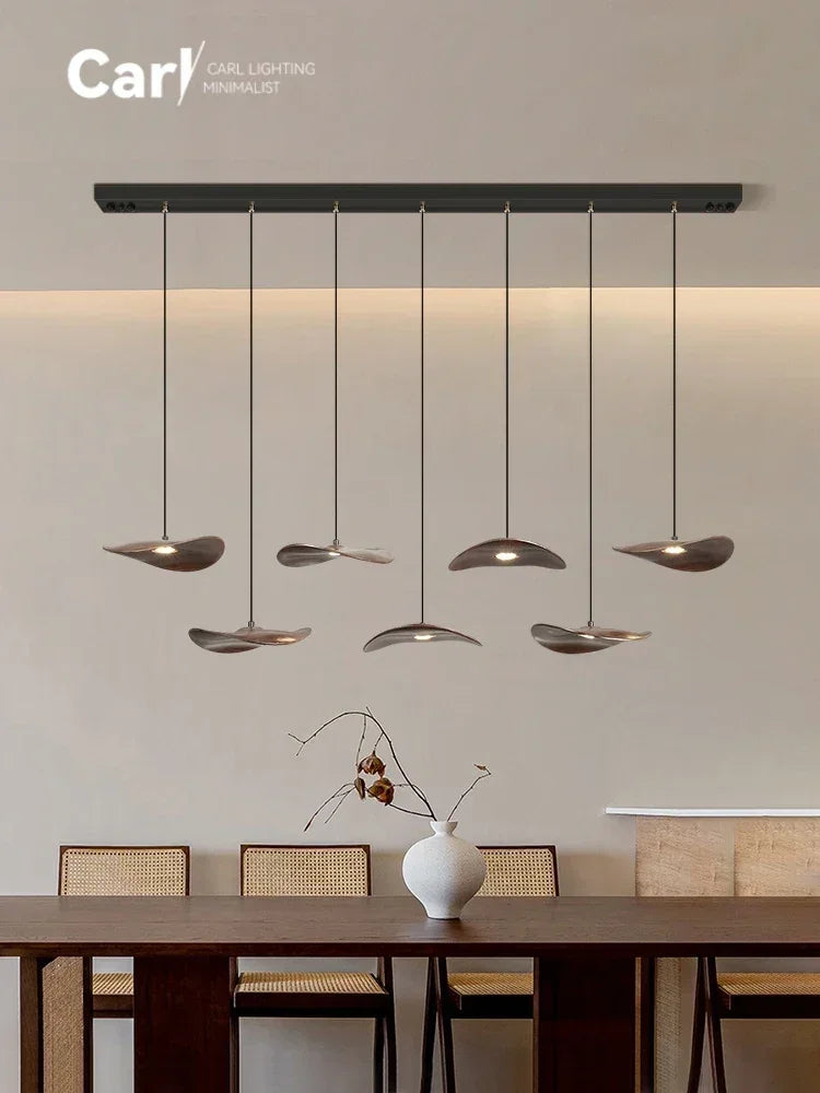 Chandelier - Multi-head Walnut