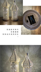 Lantern - LED Gold Wrought Iron