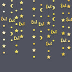 Garland - Glitter Gold Star Streamer