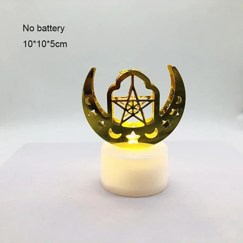 Ornament - LED Iron Candle Ramadan