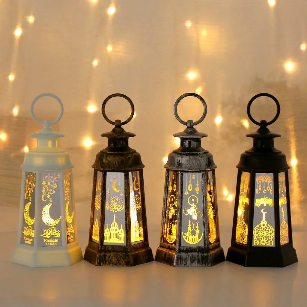 Table Lamp - LED Islamic Moon Pattern