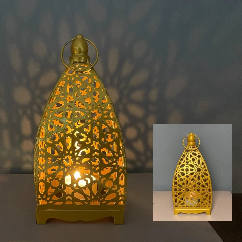 Lantern - Decorative Iron Arabesque Tabletop
