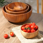 Salad Bowl - Anti-Scalding Wooden Large