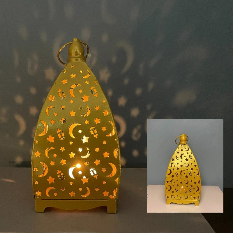 Lantern - Decorative Iron Arabesque Tabletop