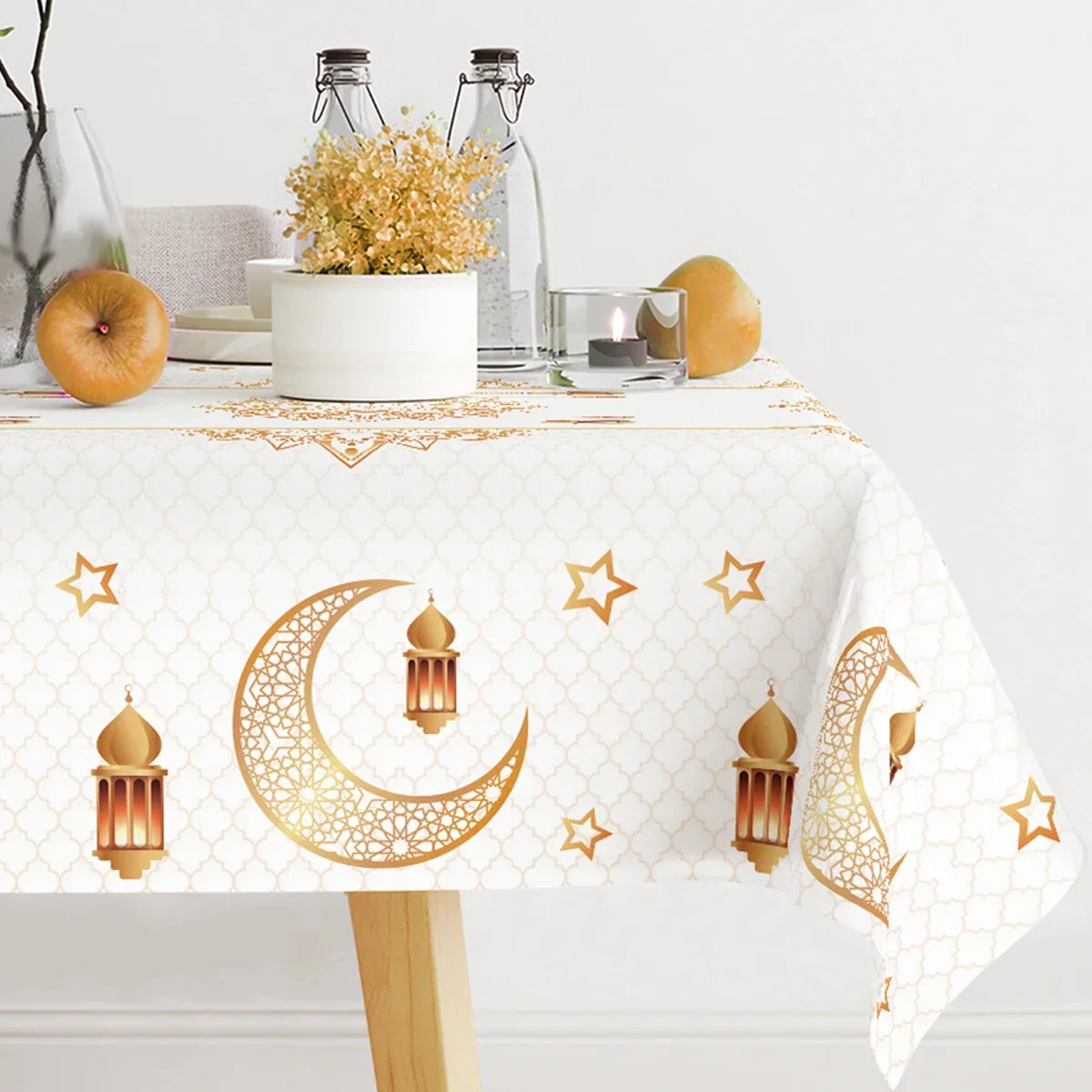 Table Cloth - Ramadan Mubarak Cotton Large