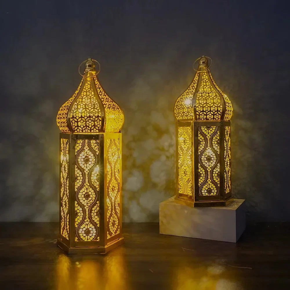 Lantern - LED Metal Ramadan