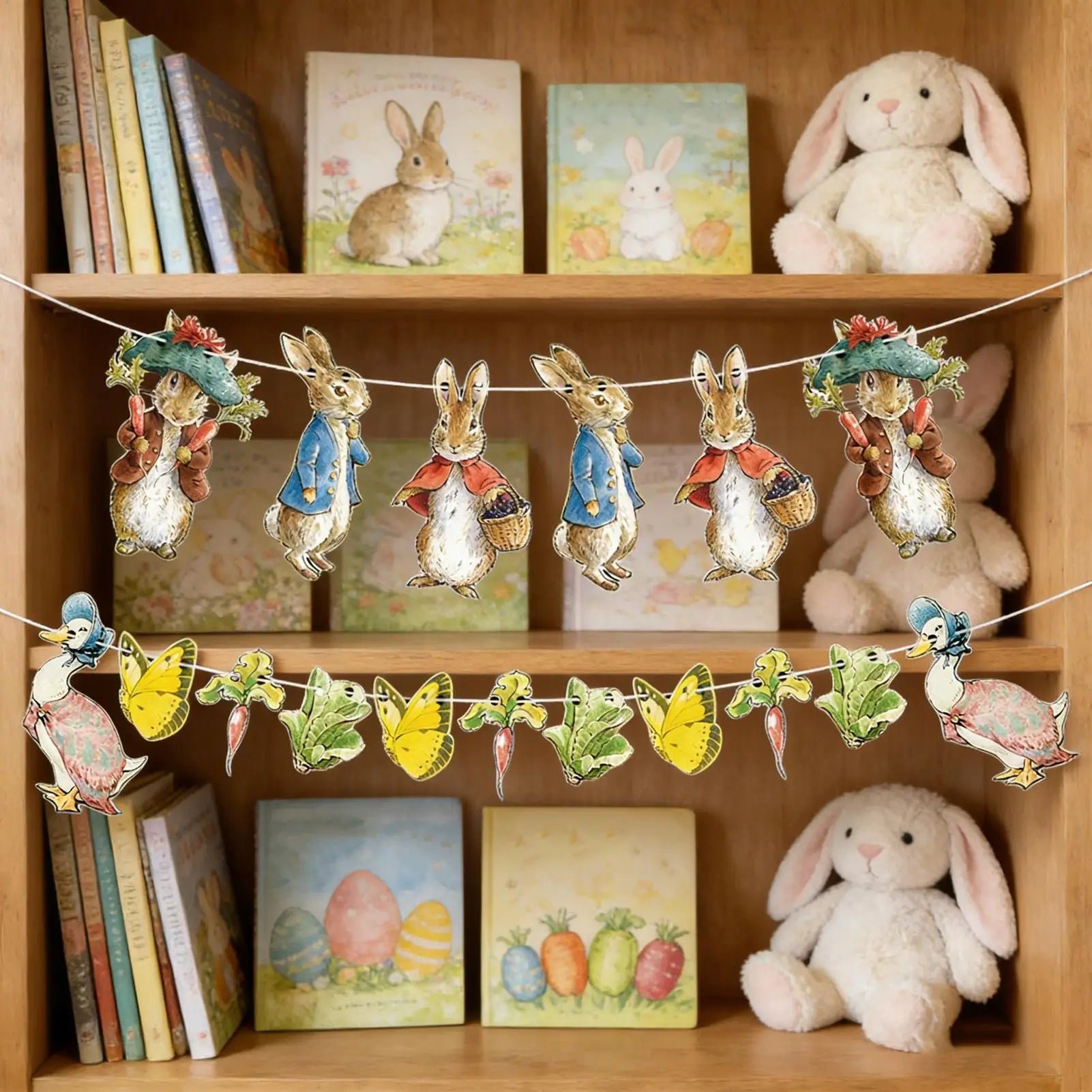 Garland - Decorative Colorful Bunny 6ft