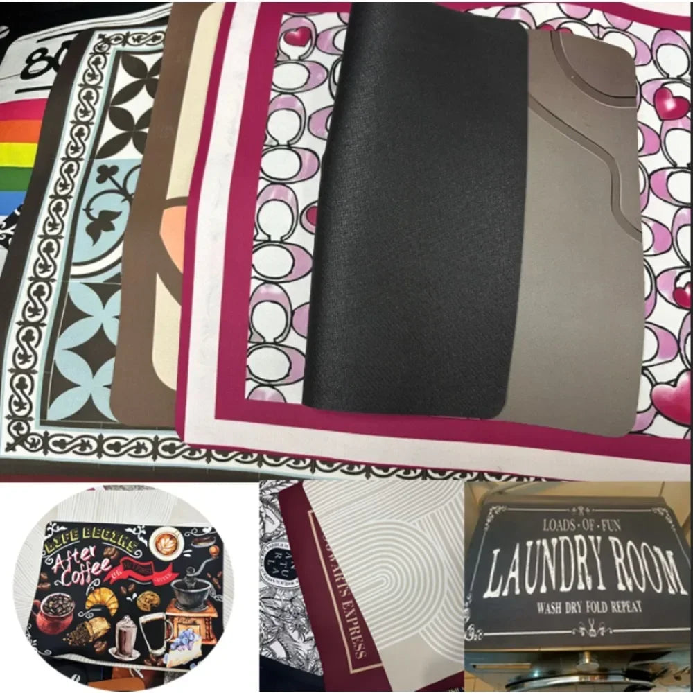 Dish Mat - Minimalist Colorful Rectangular