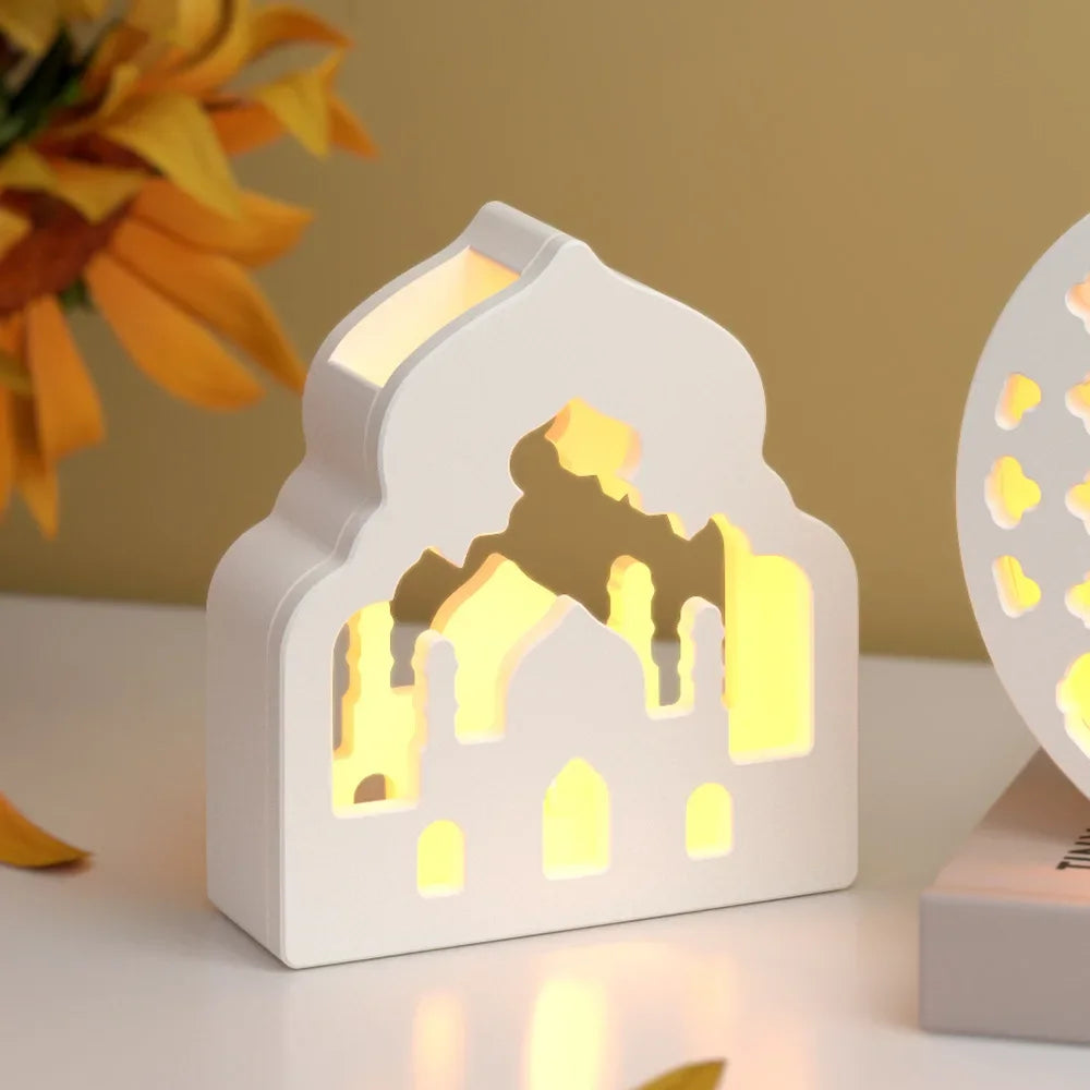 Lampshade - Hollow Silicone Moon Candle Holder