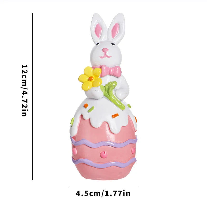 Bunny Decor - Decorative White Statue