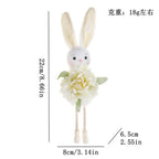 Easter Ornament - Floral Ceramic Mini