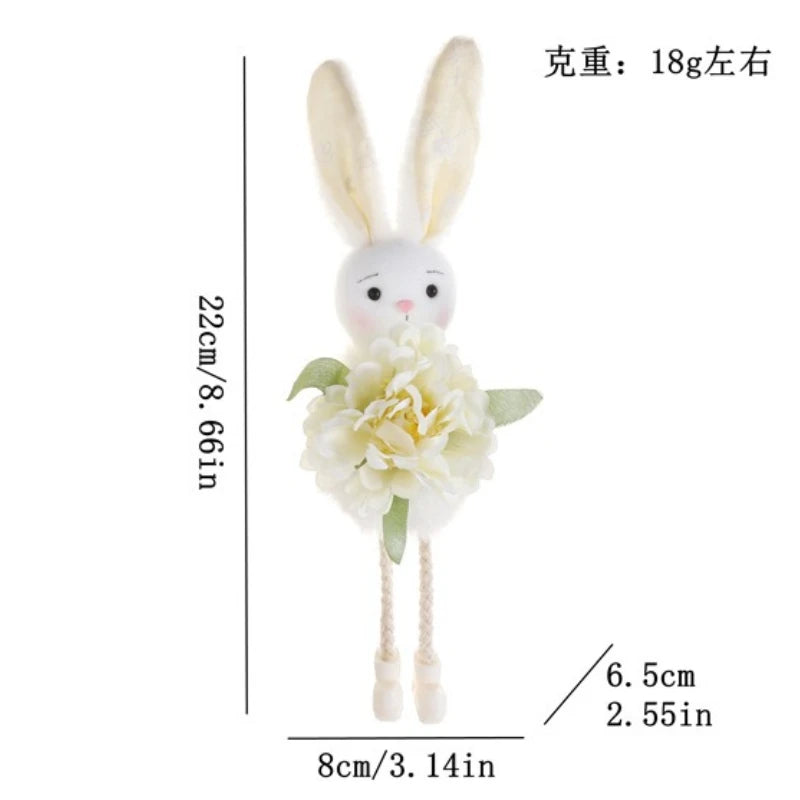 Easter Ornament - Floral Ceramic Mini