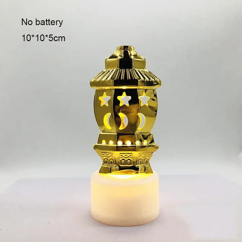 Ornament - LED Iron Candle Ramadan