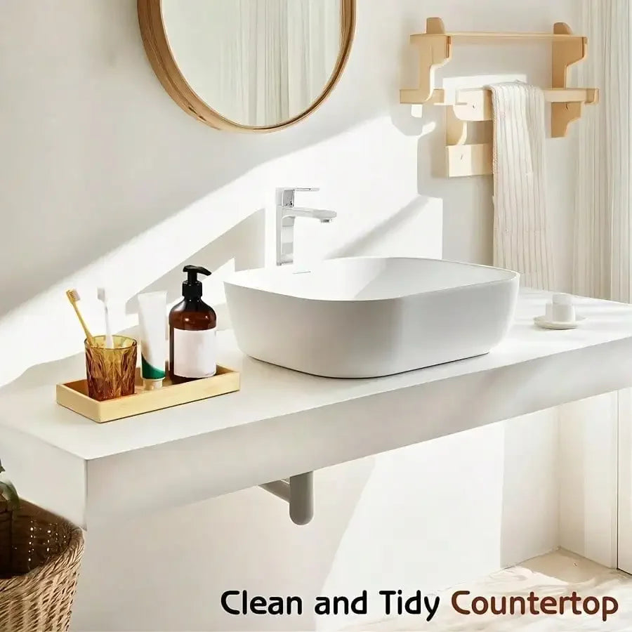 Serving Tray - Organizer White Bathroom