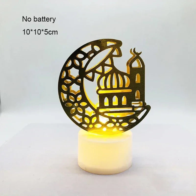 Ornament - LED Iron Candle Ramadan