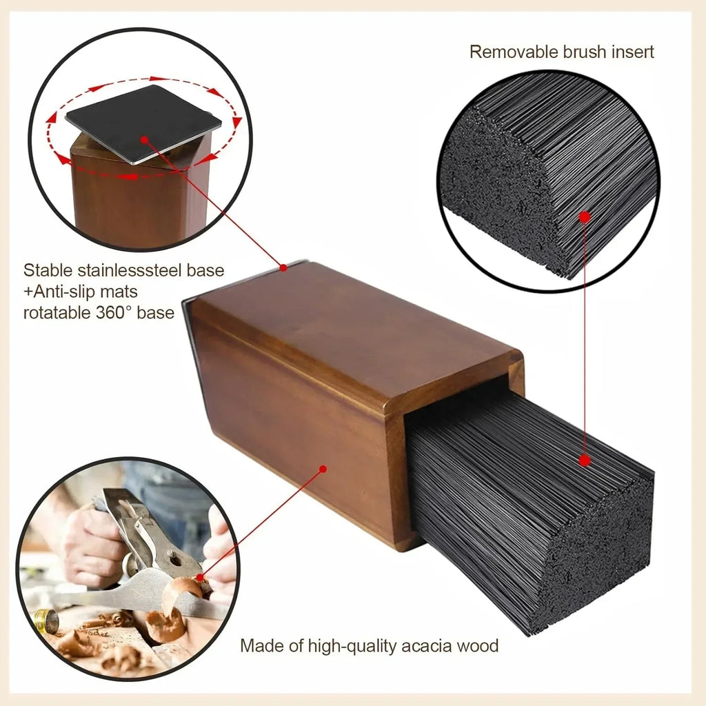 Knife Block - Magnetic Wood 360°