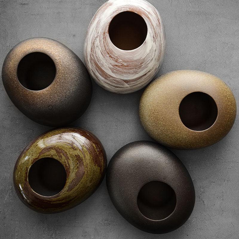 Vase - Decorative Terracotta Black