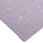 Simi, Handmade Area Rug - Purple Solo Rugs