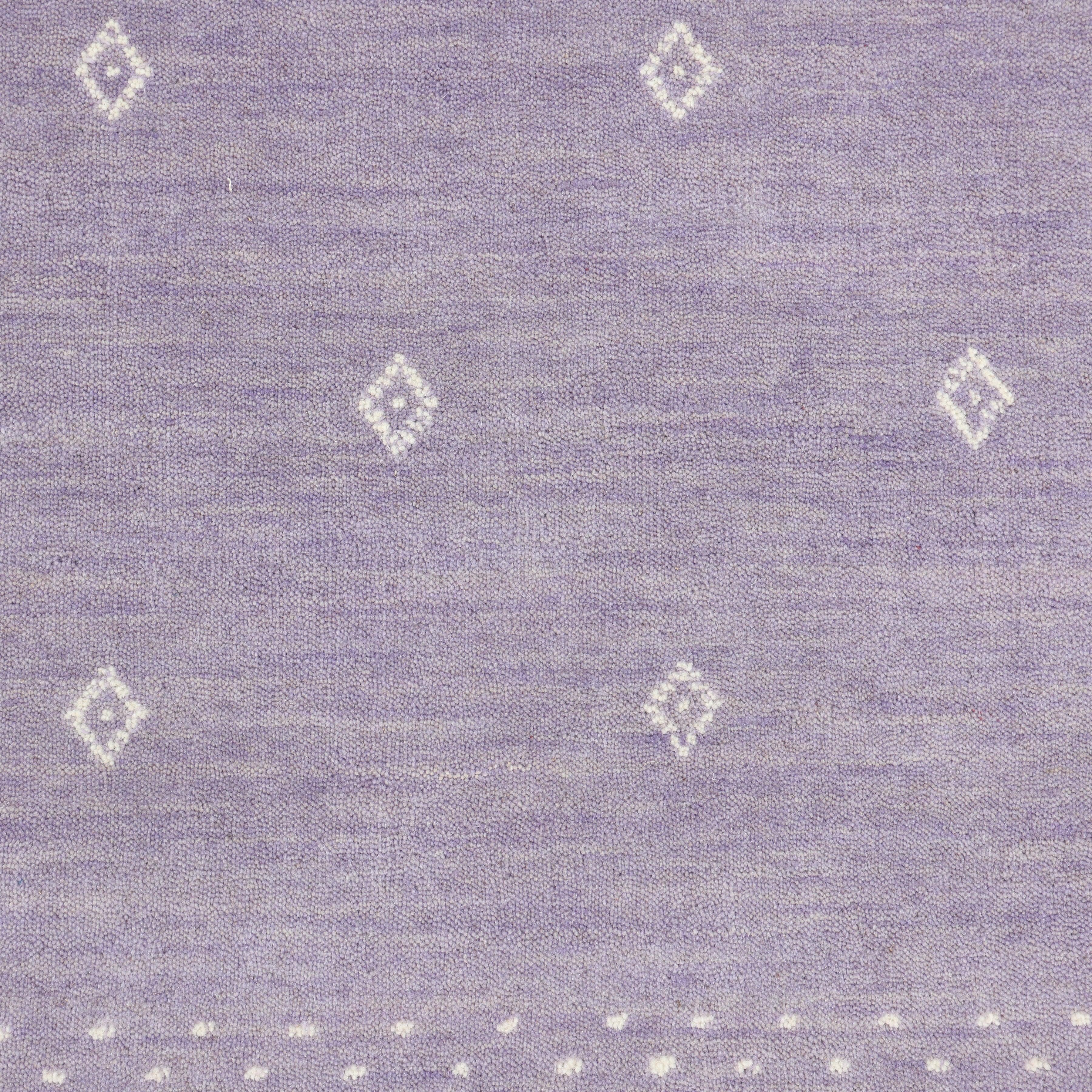 Simi, Handmade Area Rug - Purple Solo Rugs