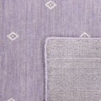 Simi, Handmade Area Rug - Purple Solo Rugs