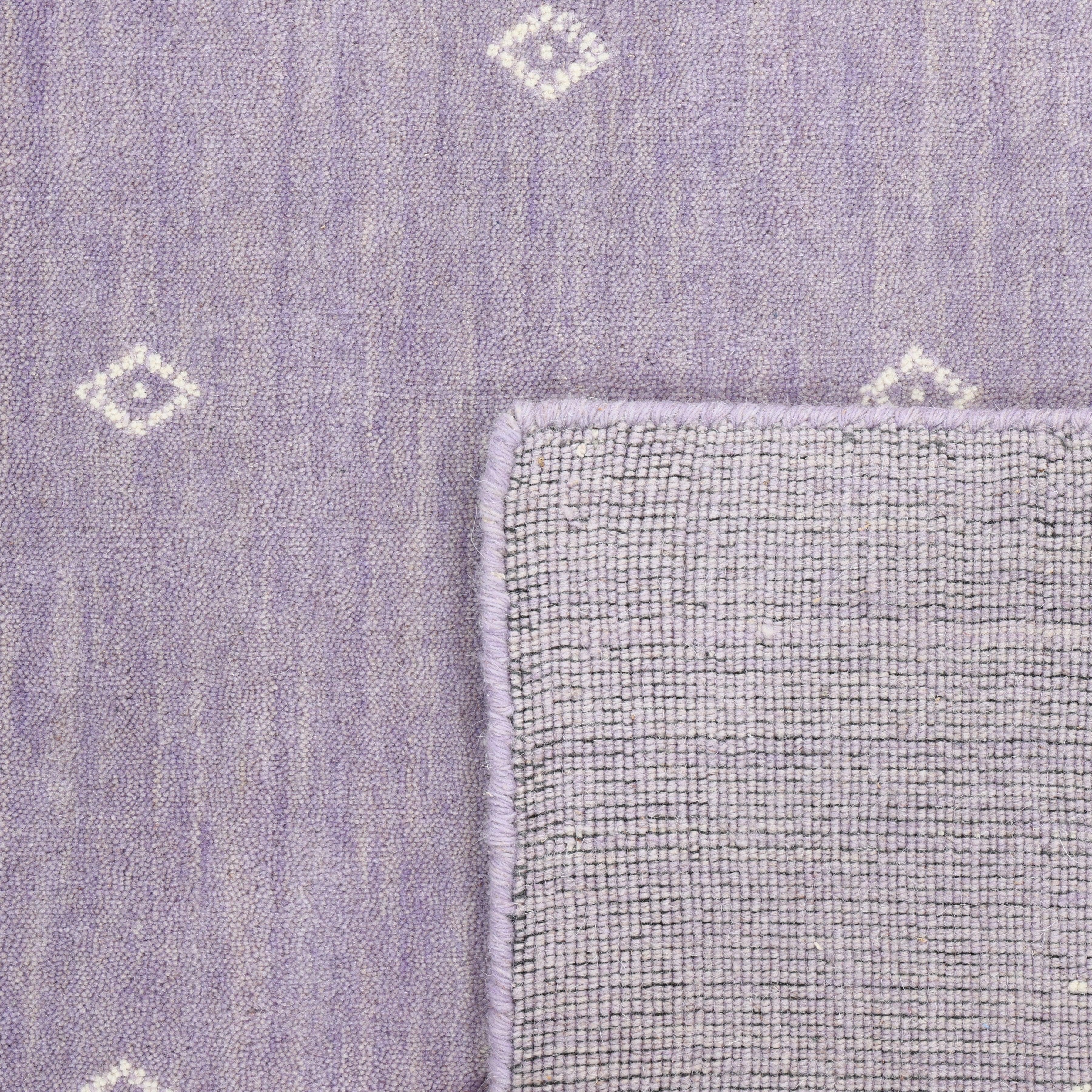Simi, Handmade Area Rug - Purple Solo Rugs