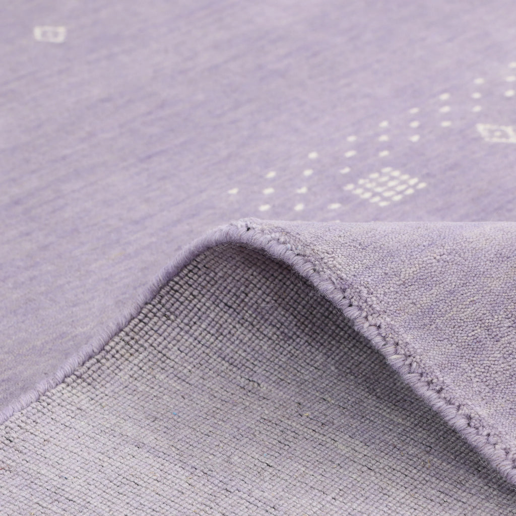 Simi, Handmade Area Rug - Purple Solo Rugs