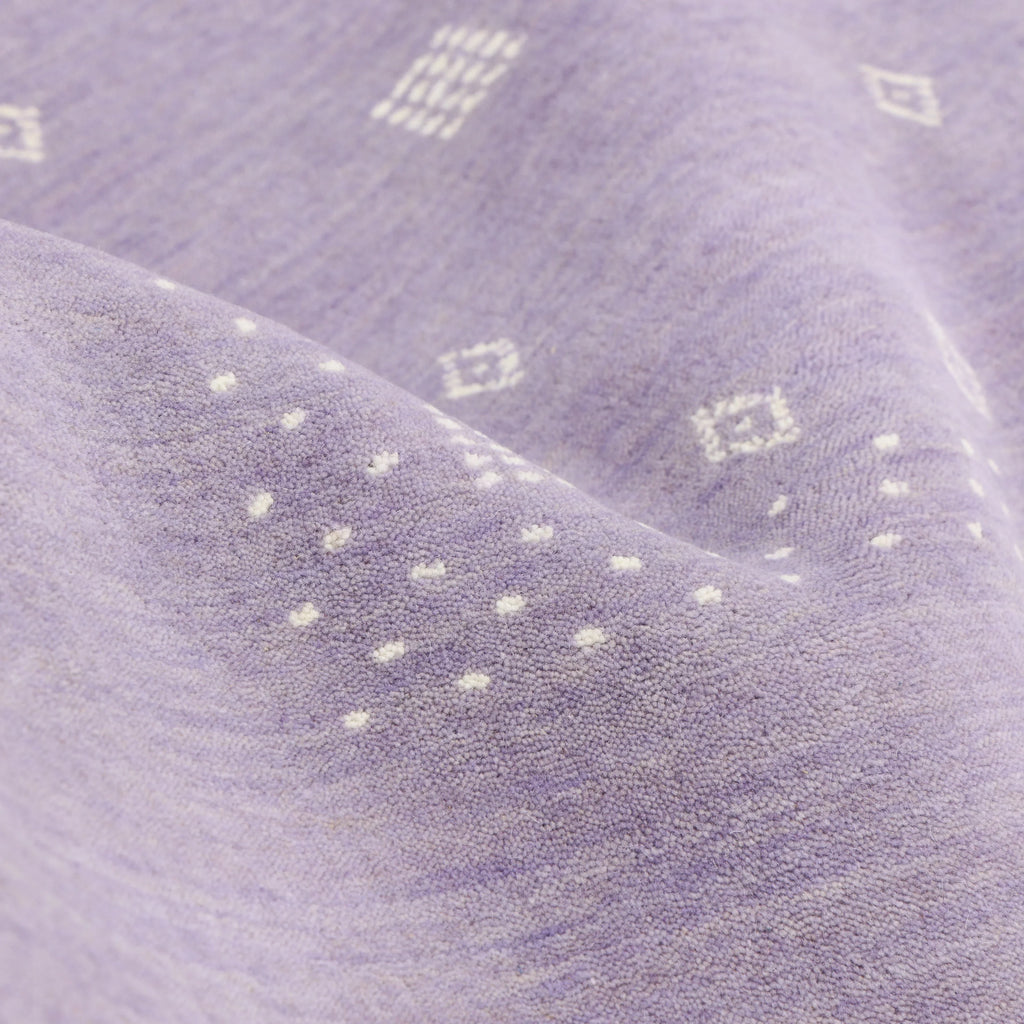 Simi, Handmade Area Rug - Purple Solo Rugs