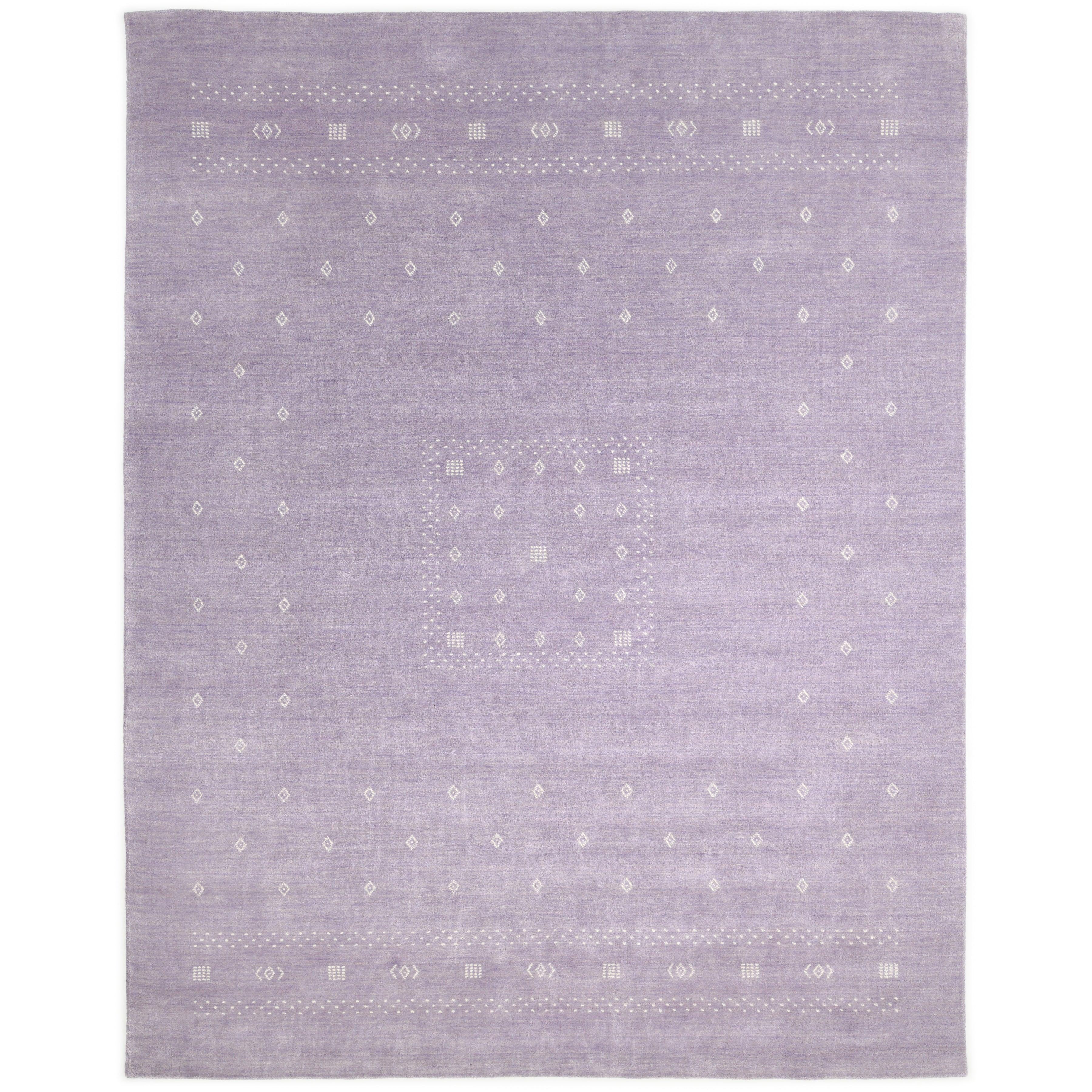 Simi, Handmade Area Rug - Purple Solo Rugs