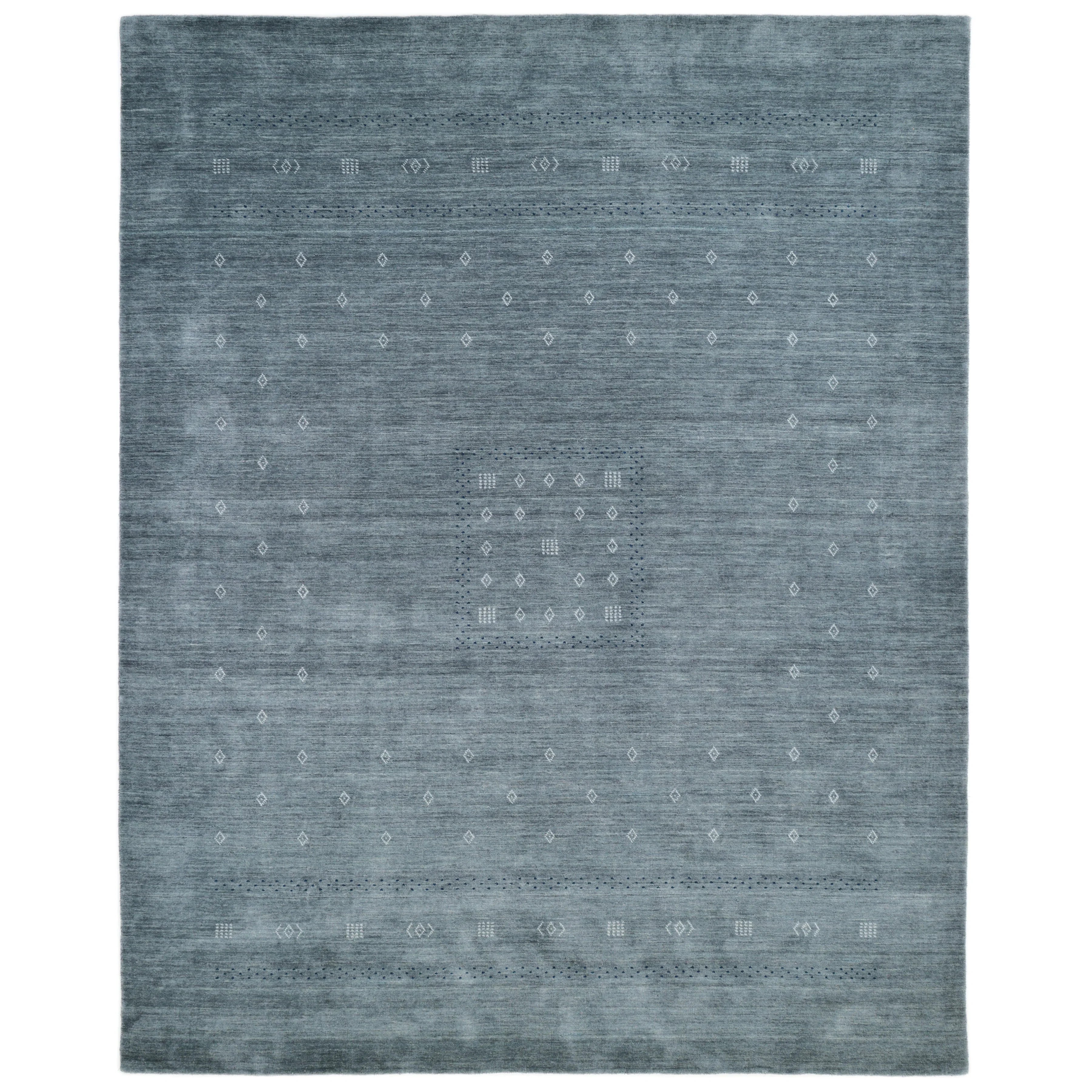Simi, Handmade Area Rug - Gray Solo Rugs