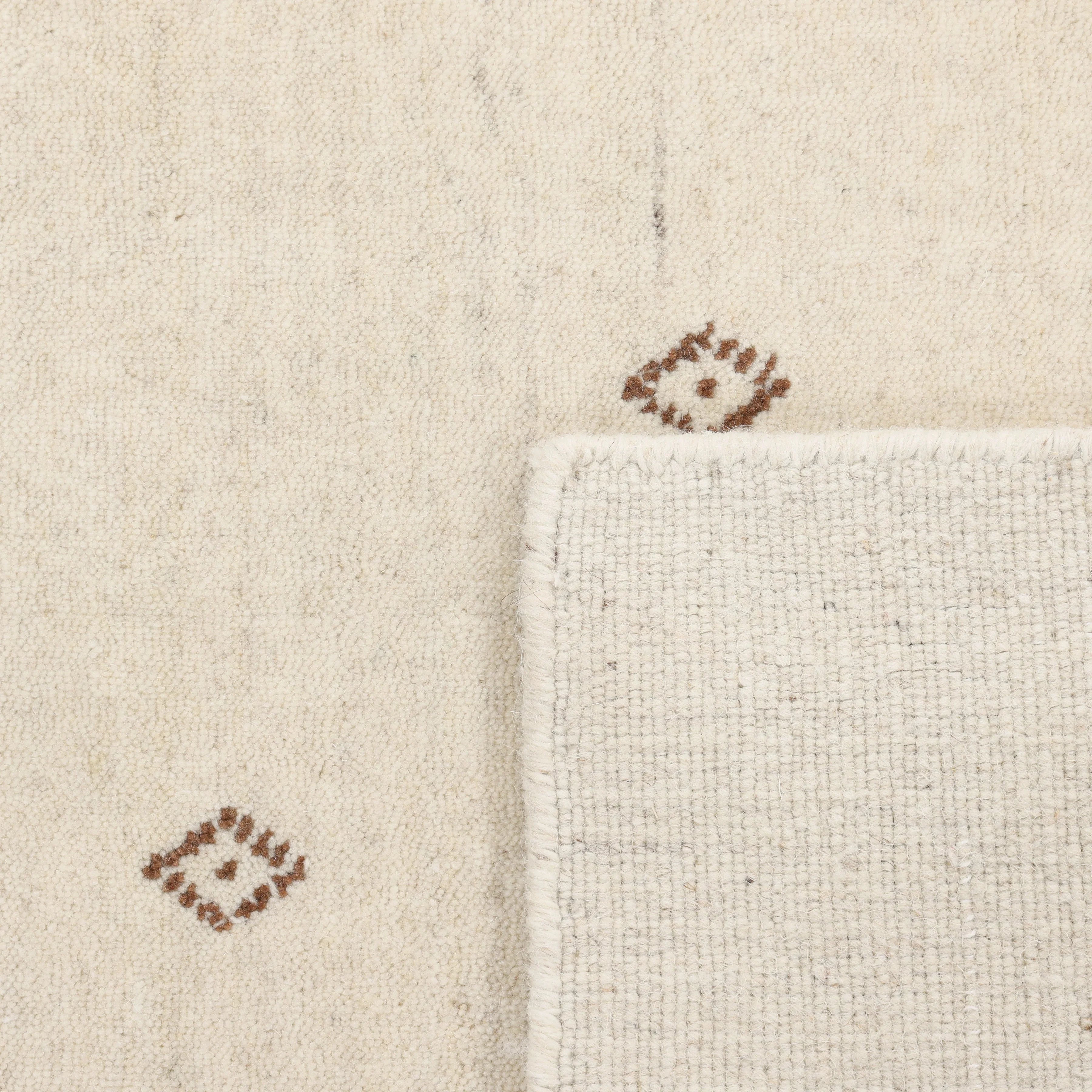 Simi, Handmade Area Rug - Ivory Solo Rugs