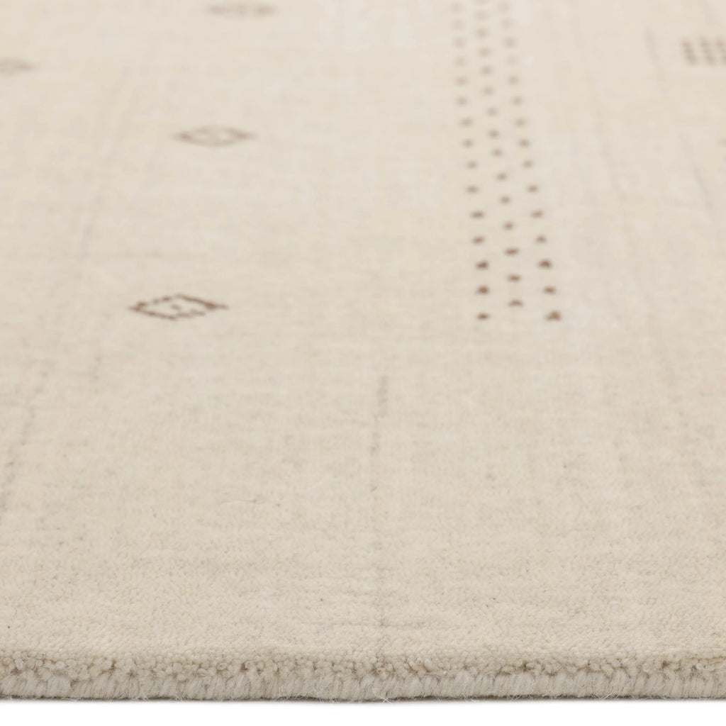 Simi, Handmade Area Rug - Ivory Solo Rugs